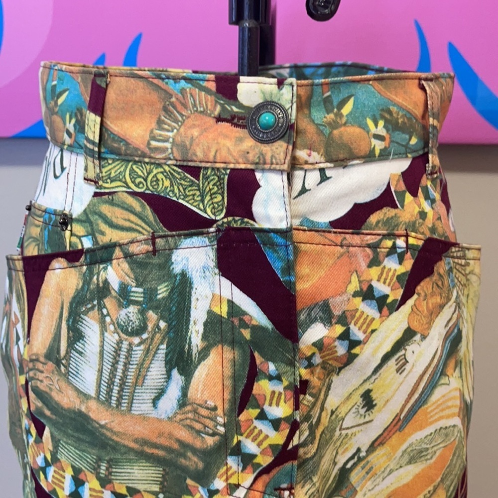 Moschino Jeans Abbiano Native American Skirt - Picture 3 of 14